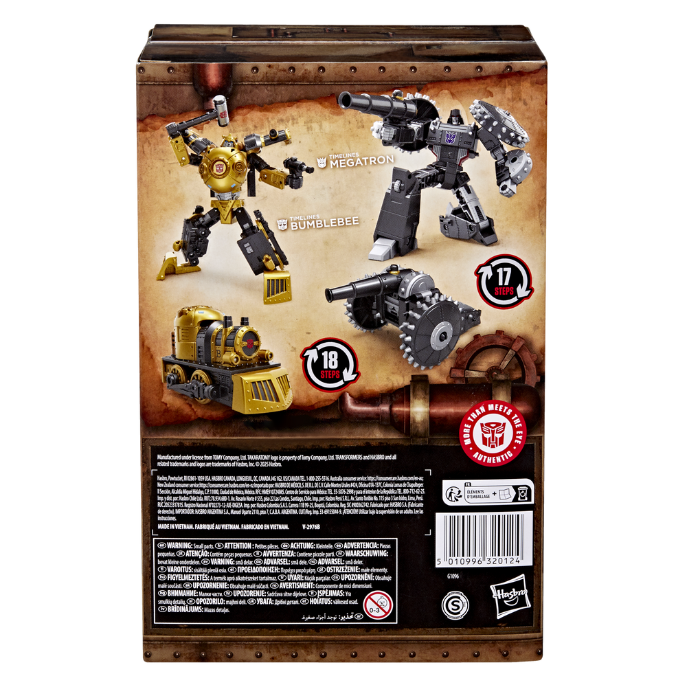 Transformers Hearts of Steel Timelines Megatron and Timelines Bumblebee