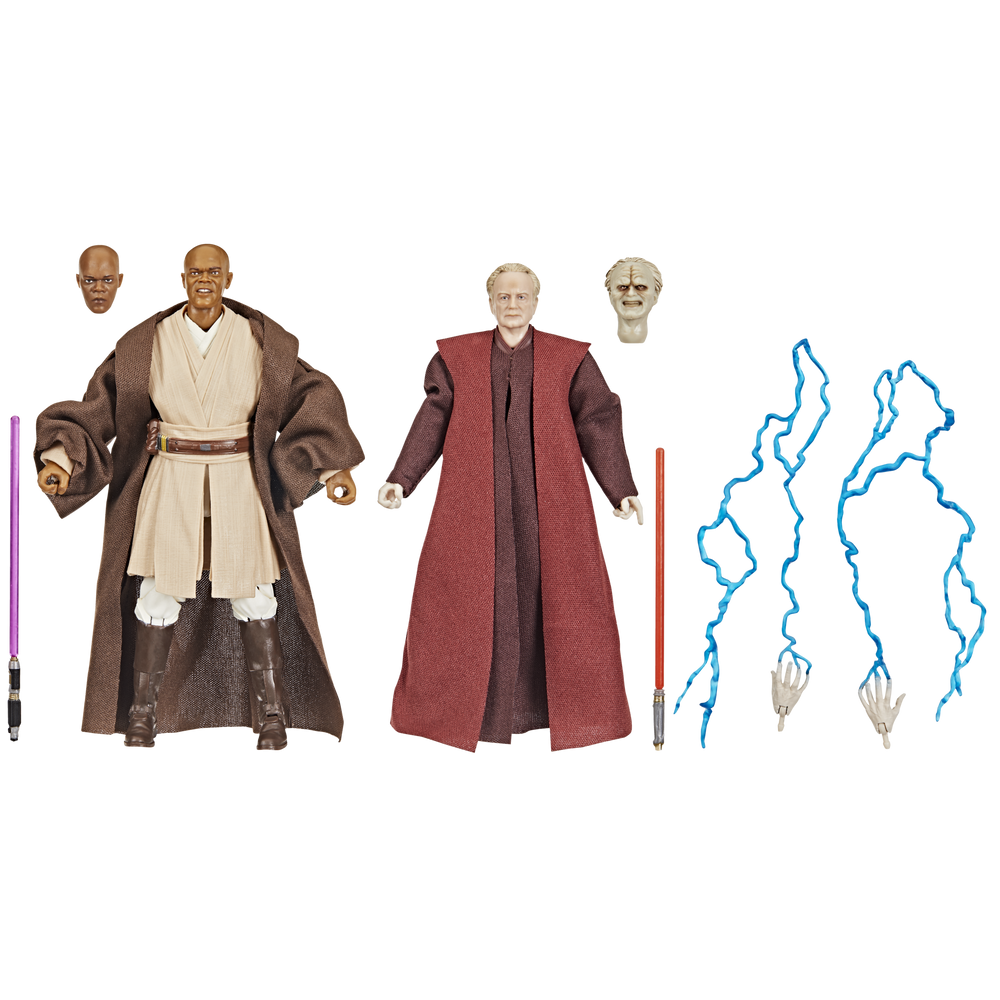 Star Wars The Black Series Mace Windu & Darth Sidious