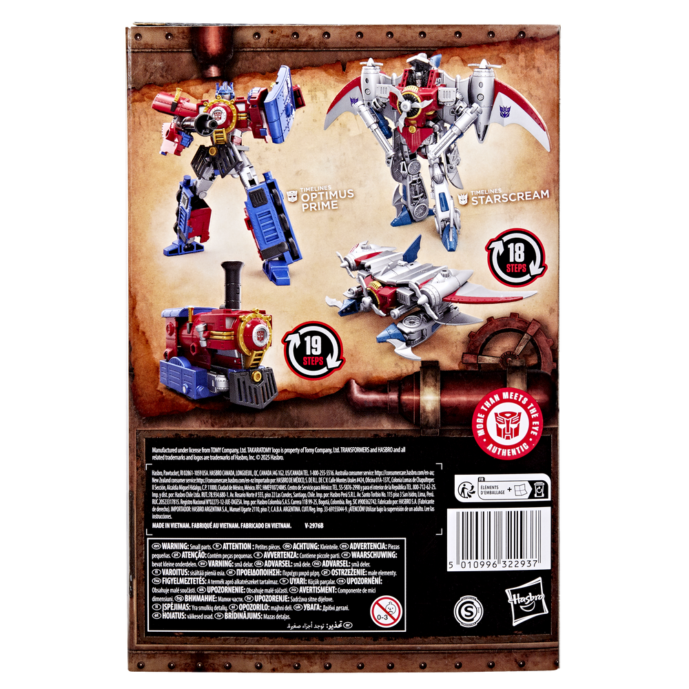Transformers Timelines Comic Edition Optimus Prime and Starscream