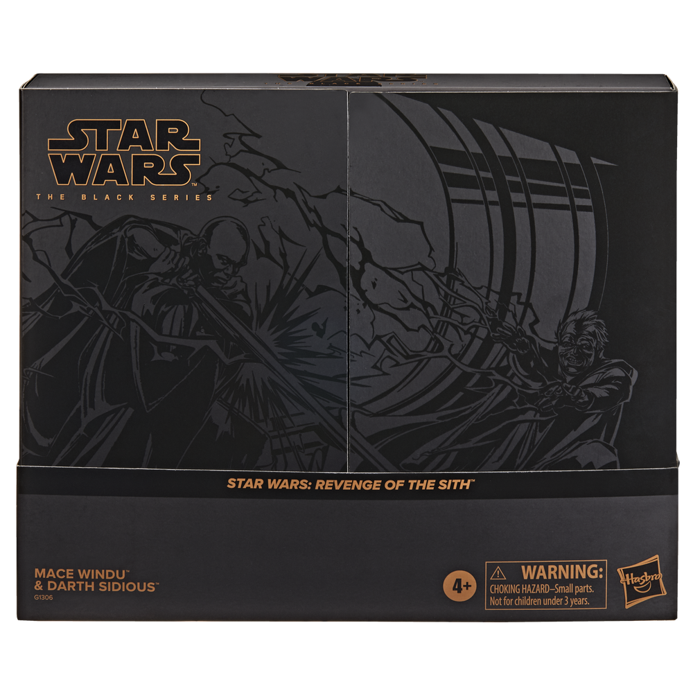 Star Wars The Black Series Mace Windu & Darth Sidious