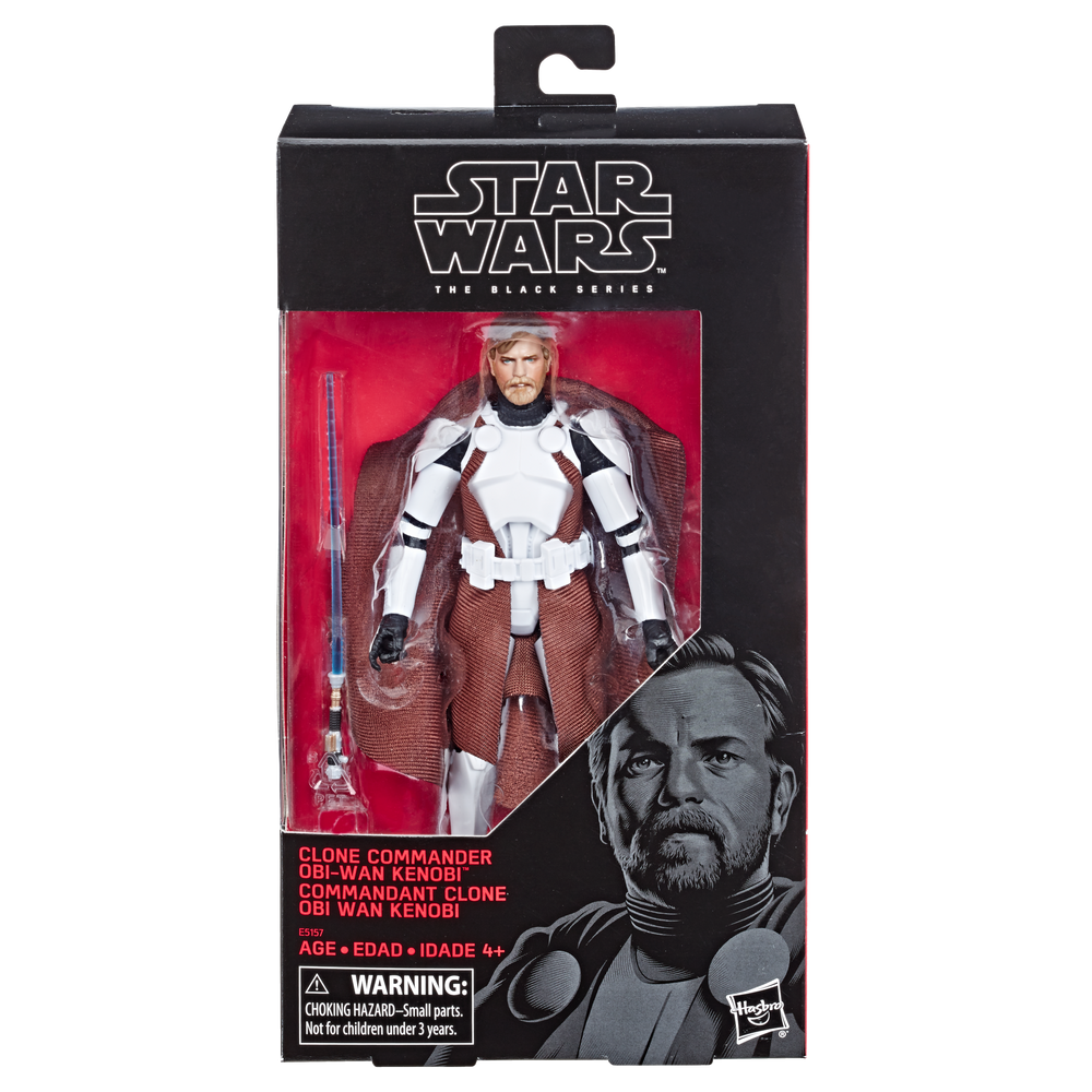 STAR WARS The Black Series 6-inch Clone Commander Obi-Wan Kenobi Exclusive Figure