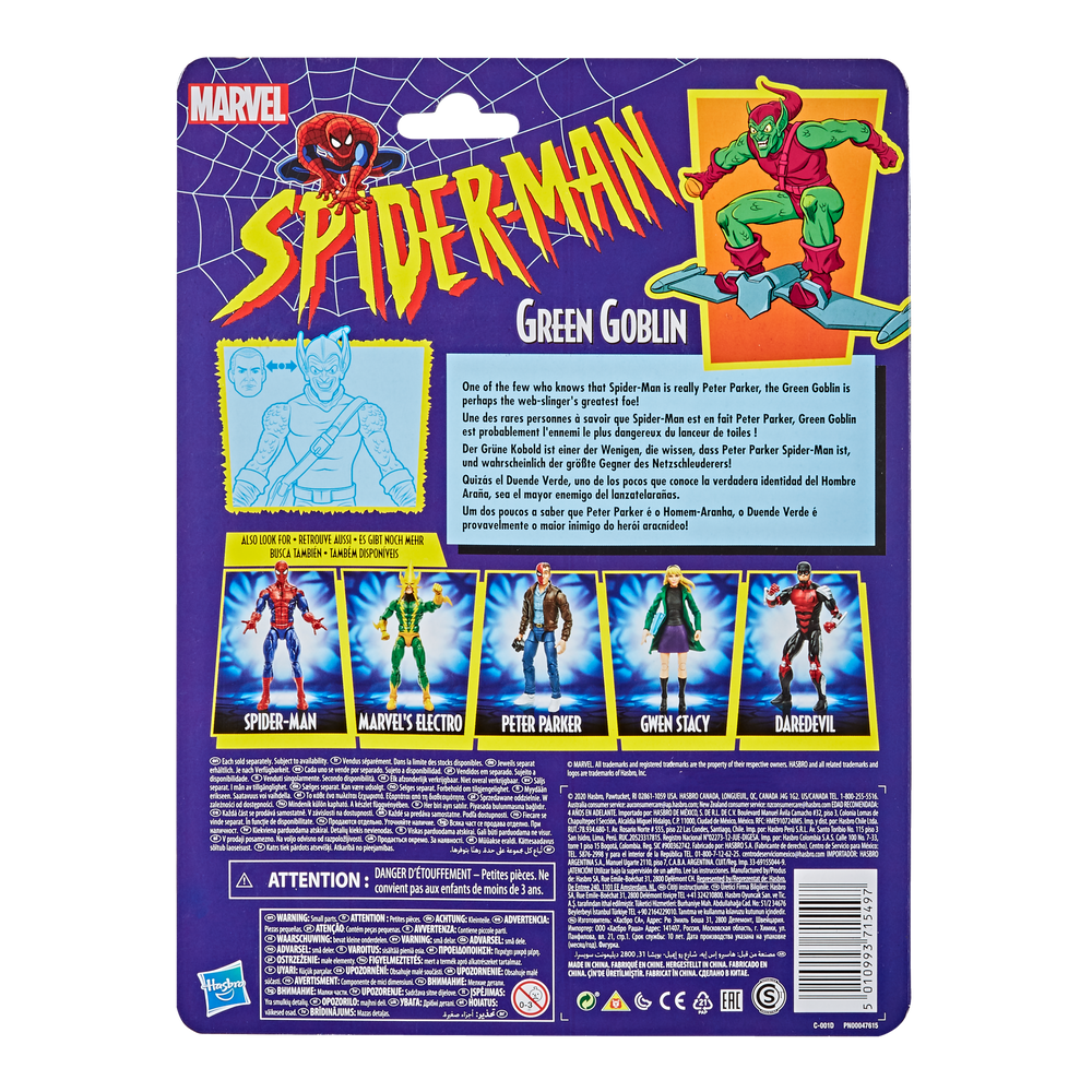Hasbro Marvel Legends 6-inch Green Goblin Retro Collection Figure