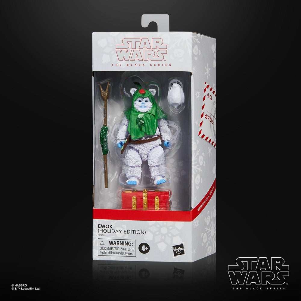 STAR WARS The Black Series Ewok (Holiday Edition) Figure