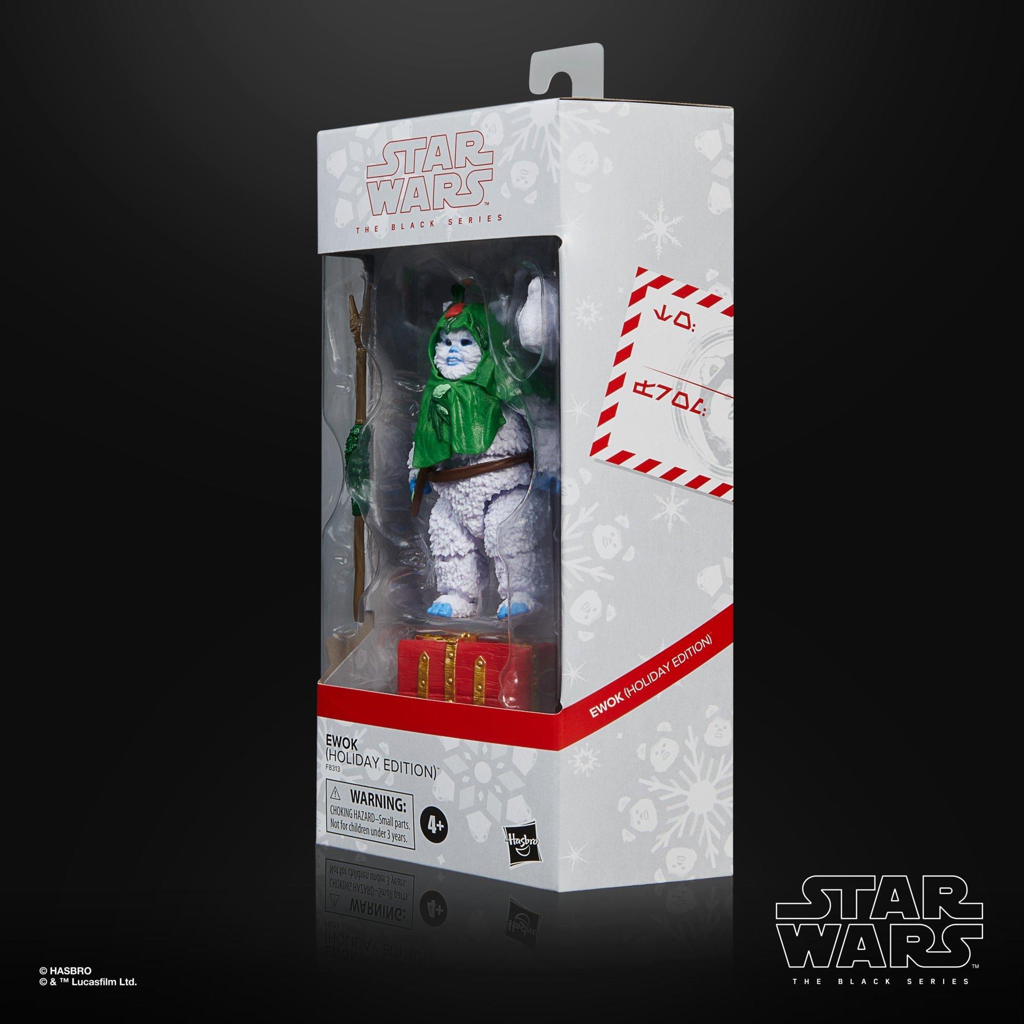 STAR WARS The Black Series Ewok (Holiday Edition) Figure