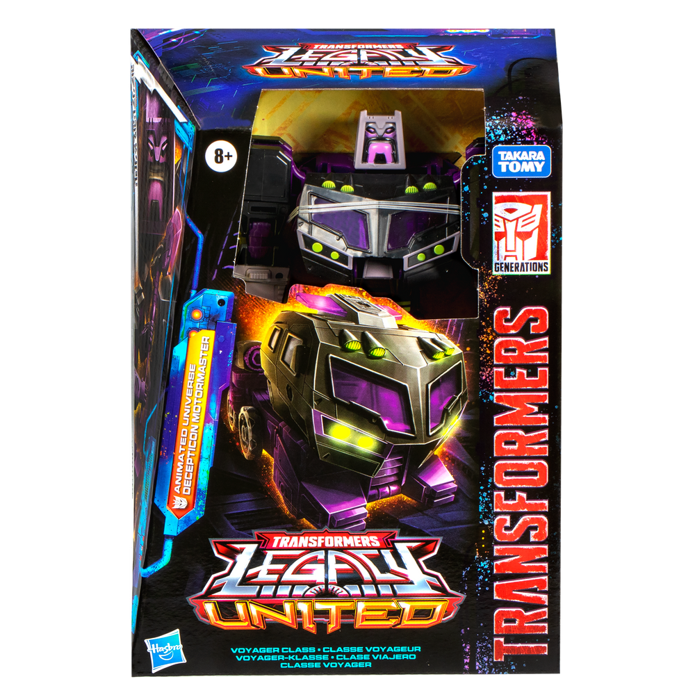 Transformers Legacy United Voyager Class Transformers: Animated Universe Decepticon Motormaster