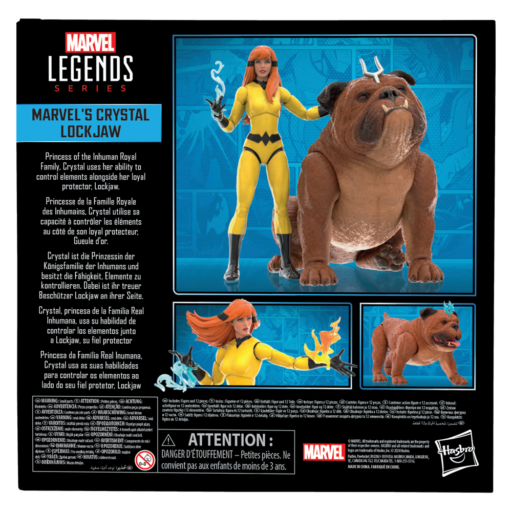 Marvel Legends Series Marvel's Crystal and Lockjaw