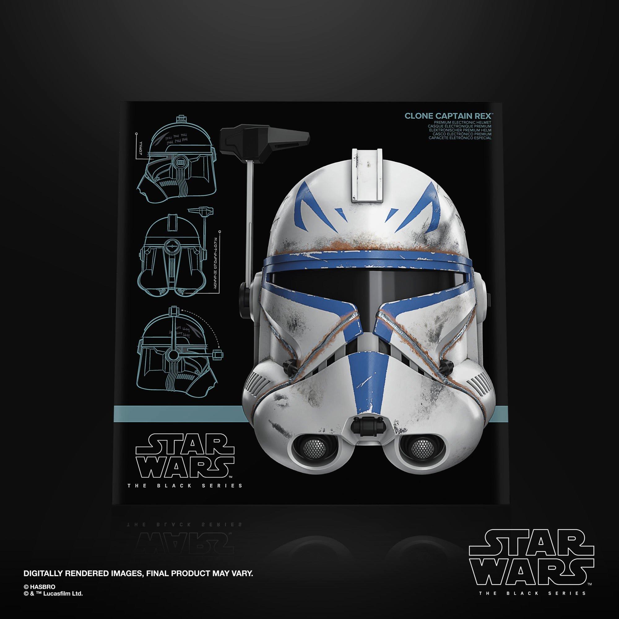 Star Wars The Black Series Clone Captain Rex Electronic Helmet