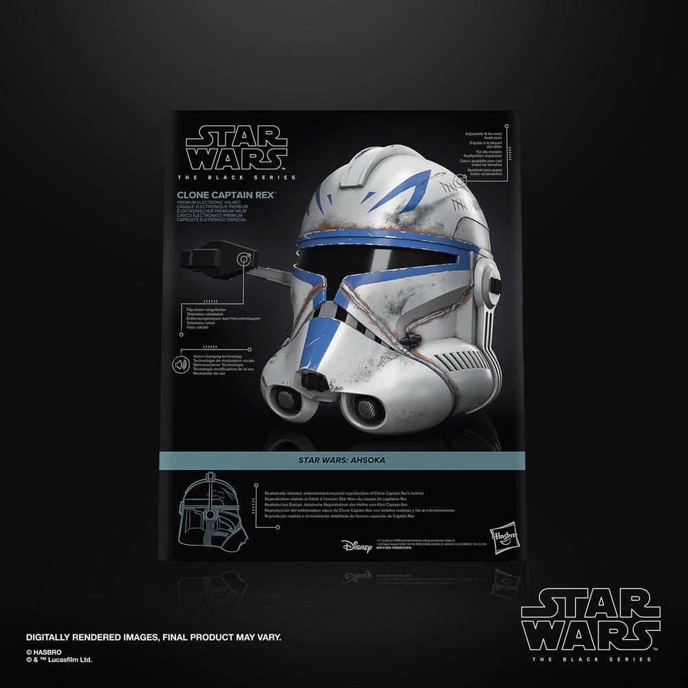Star Wars The Black Series Clone Captain Rex Electronic Helmet