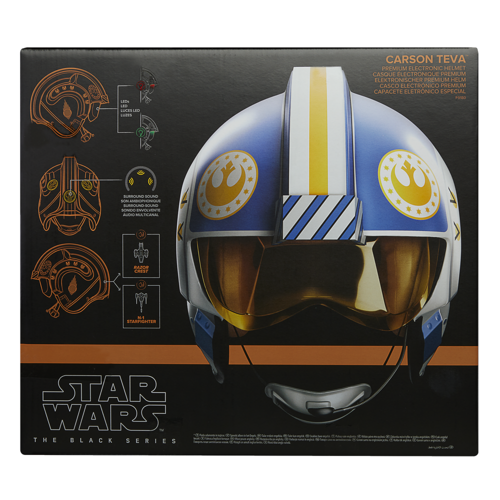 STAR WARS The Black Series Carson Teva Electronic Helmet