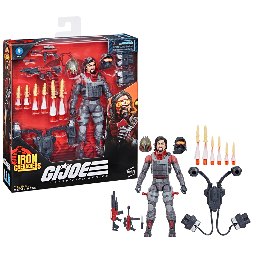 G.I. Joe Classified Series #118, Iron Grenadier Metal-Head