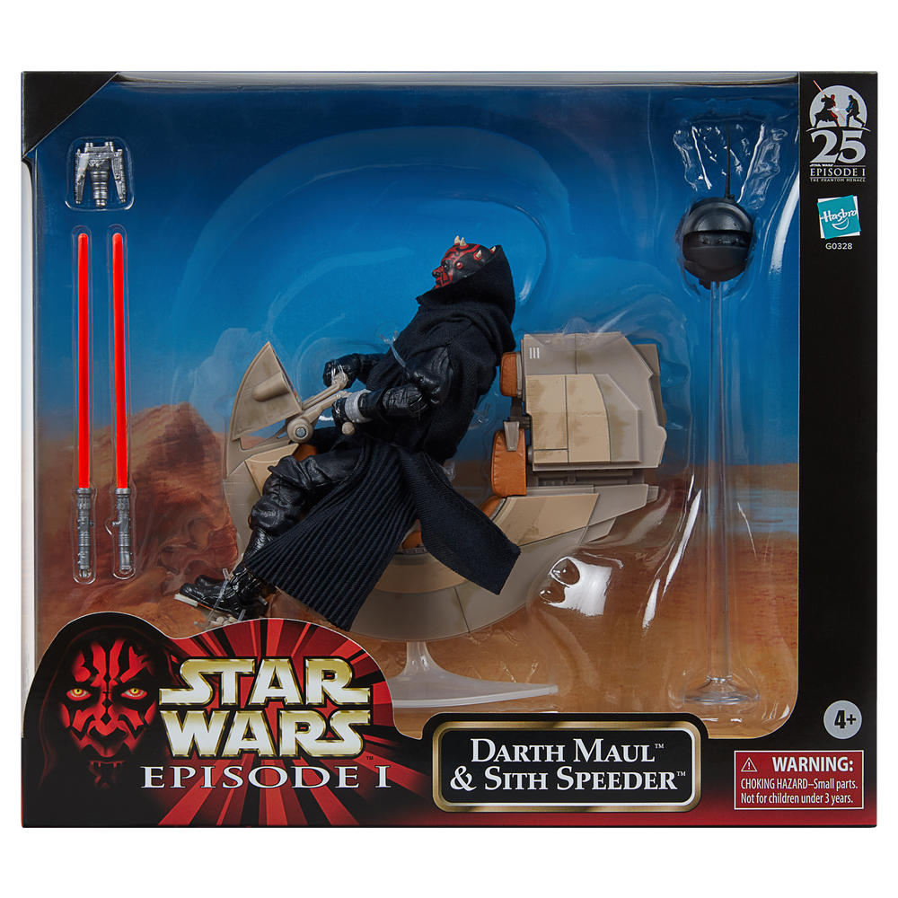 STAR WARS The Black Series Darth Maul & Sith Speeder
