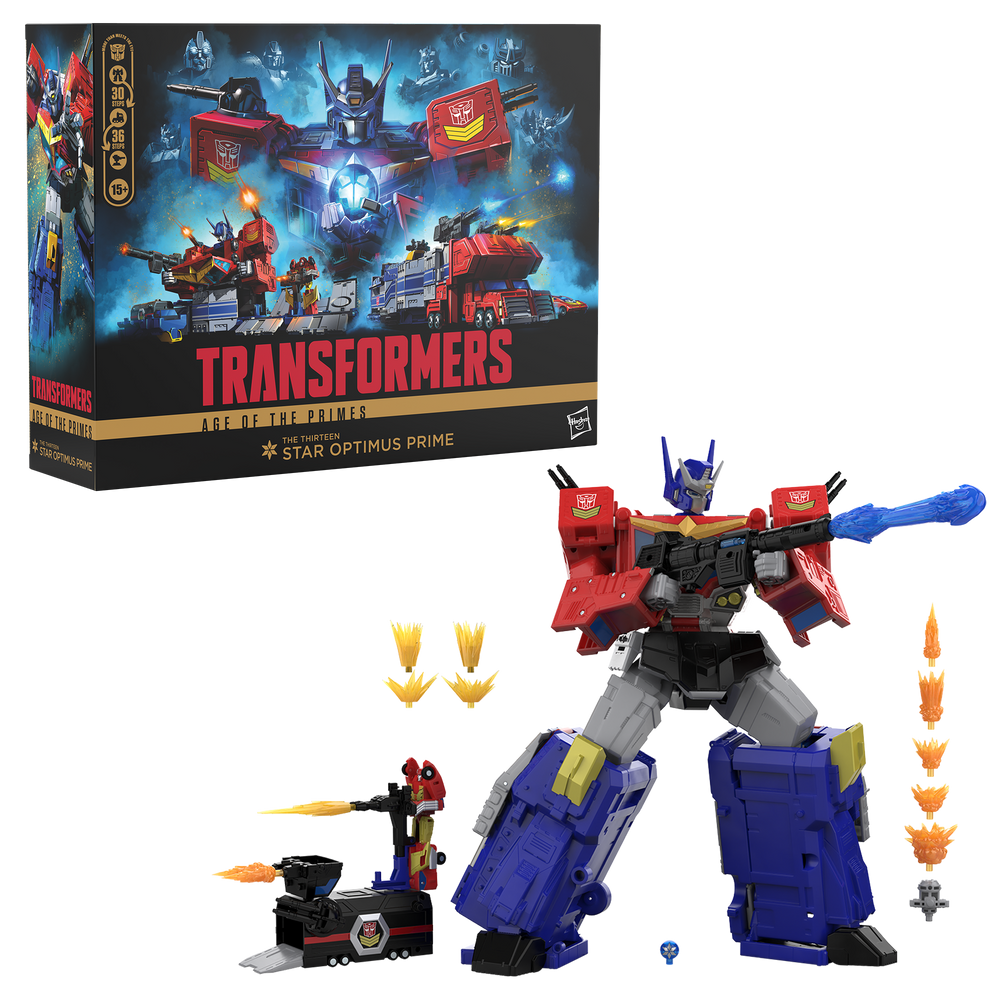 Transformers Age of the Primes Titan Class The Thirteen Star Optimus Prime