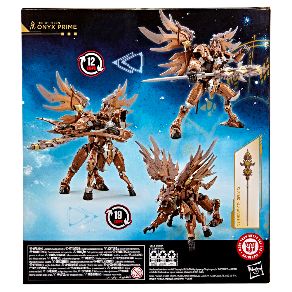 Transformers Age of the Primes Leader Class The Thirteen Onyx Prime