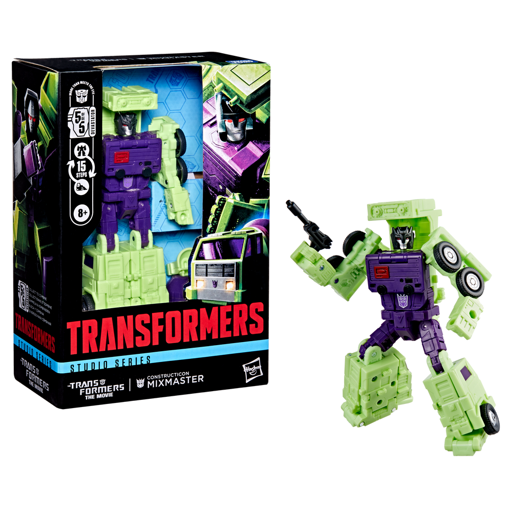 Transformers Studio Series Voyager Class The Transformers: The Movie Constructicon Mixmaster