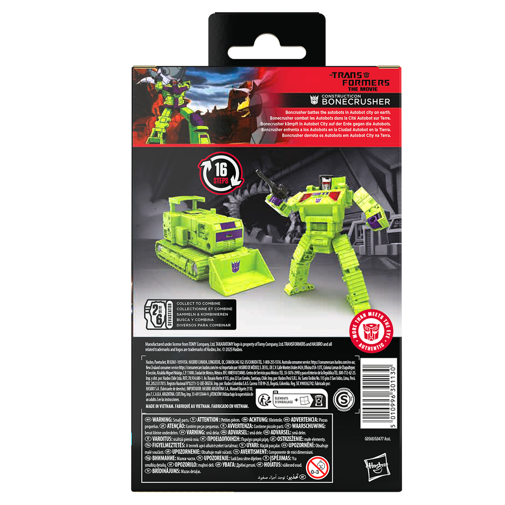 Transformers Studio Series Deluxe Class Transformers: The Movie Bonecrusher