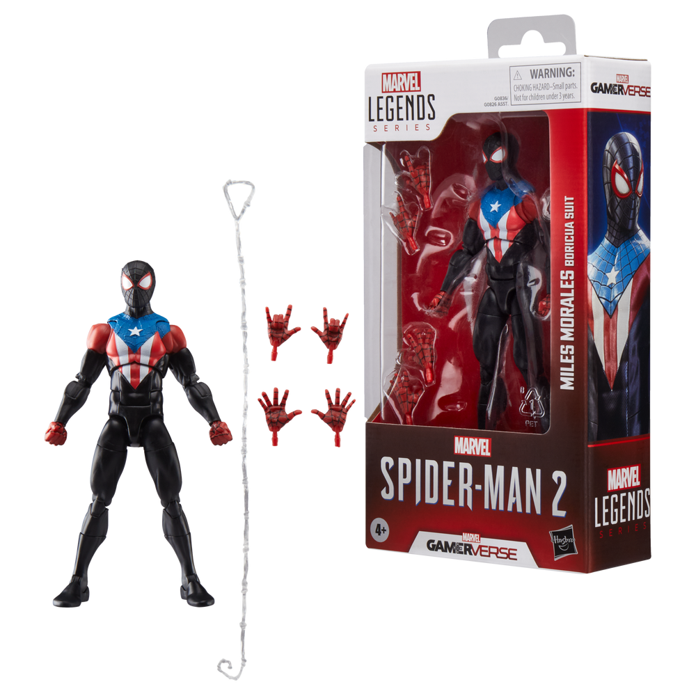 Marvel Legends Series Gamerverse Miles Morales Boricua Suit