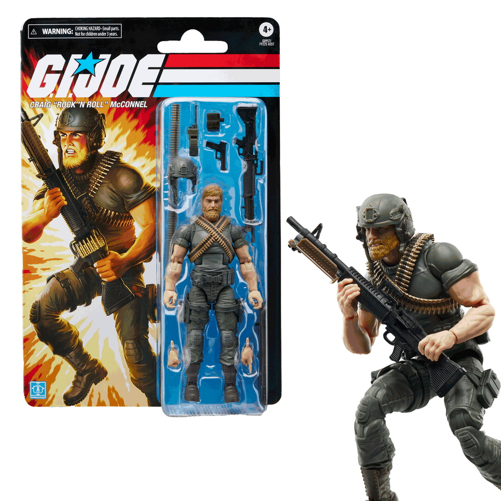 G.I. Joe Classified Series Retro Cardback Craig “Rock ’N Roll” McConnel