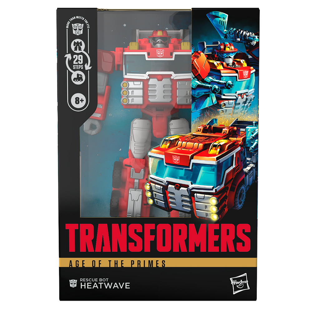 Transformers Age of the Primes Voyager Class Rescue Bot Heatwave