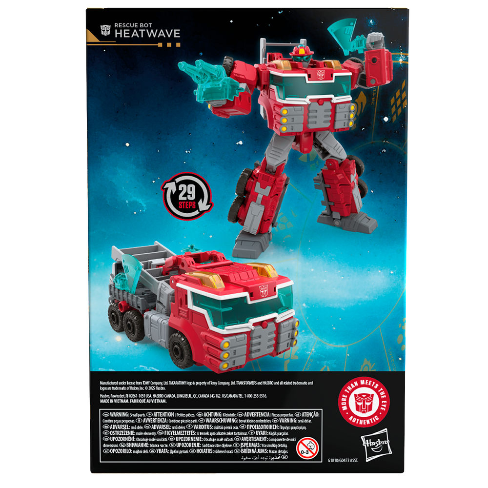 Transformers Age of the Primes Voyager Class Rescue Bot Heatwave