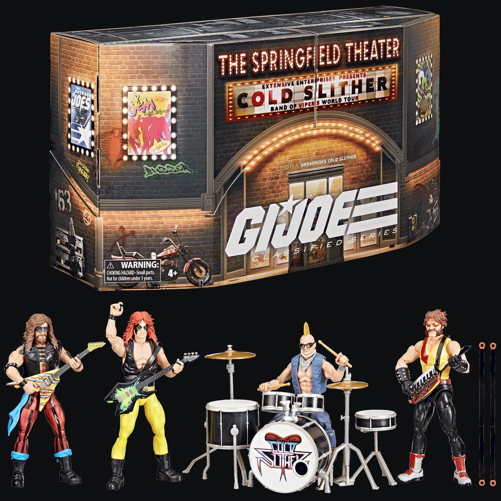 G.I. Joe Classified Series #163, Dreadnoks Cold Slither: Band of Vipers Tour Commemorative Action Figure Set