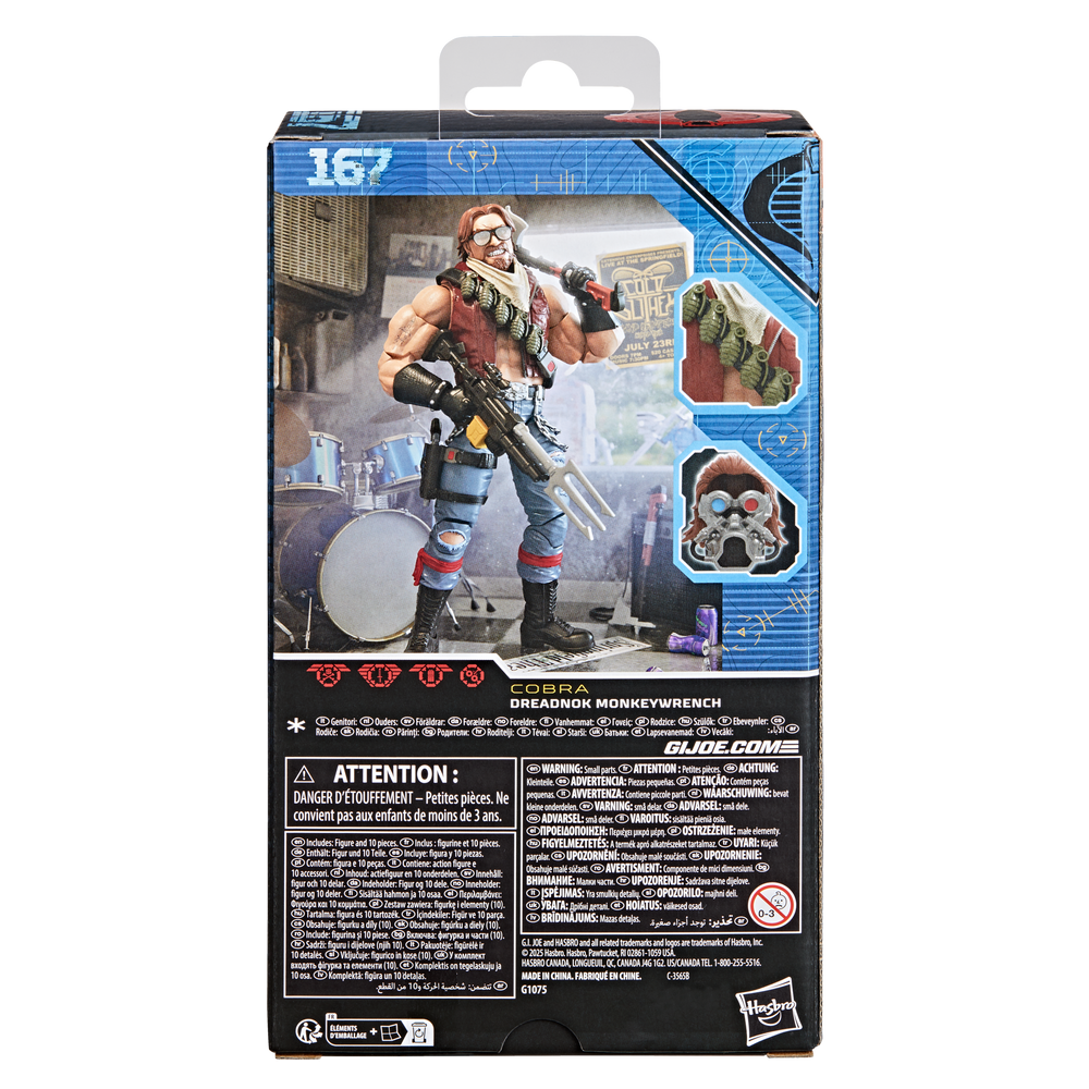 G.I. Joe Classified Series #167, Dreadnok Monkeywrench