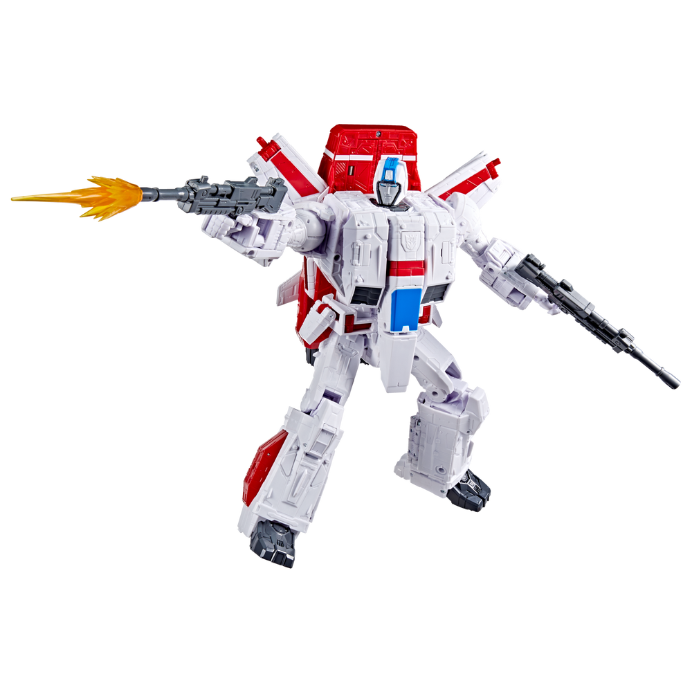 Transformers Void Rivals Autobot Jetfire, Zertonian Solila, and Agorrian Darak