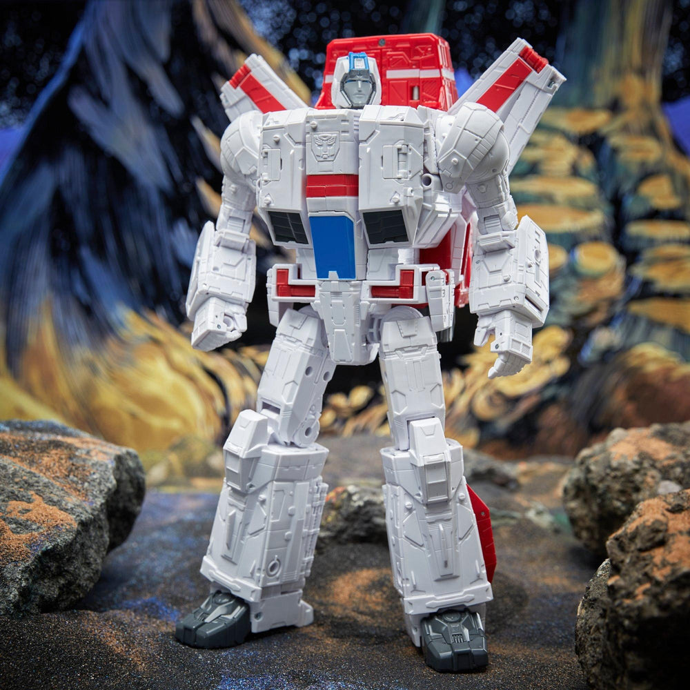 Transformers Void Rivals Autobot Jetfire, Zertonian Solila, and Agorrian Darak