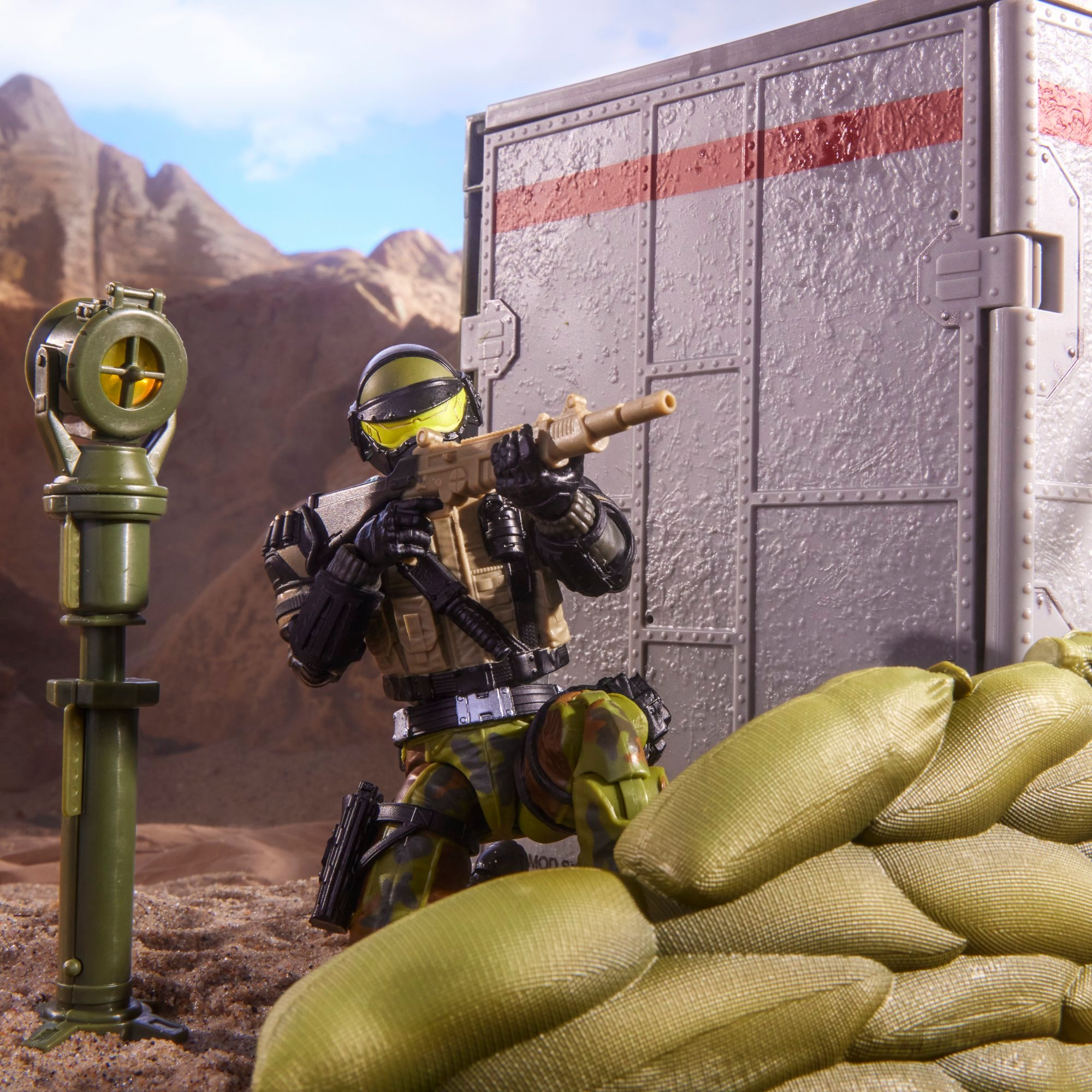 G.I. Joe Classified Series #175, Steel Corps Sentry & Modular Defense Post