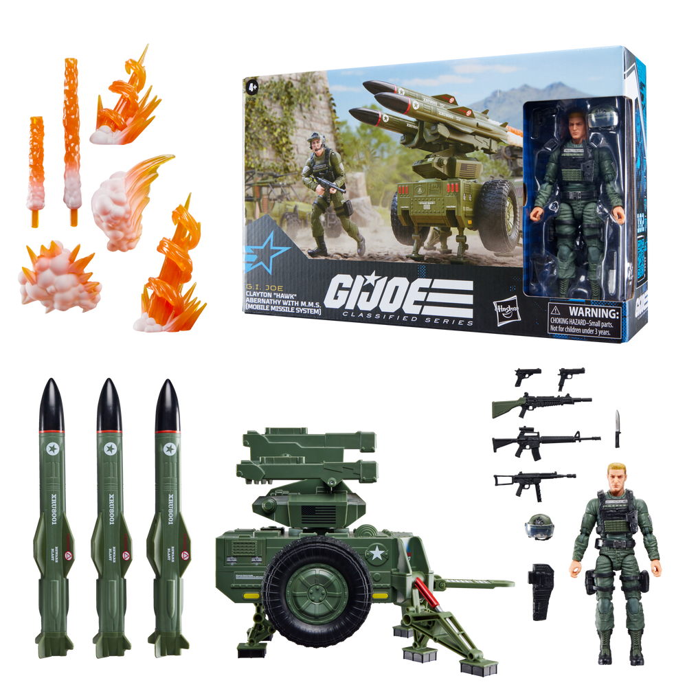 G.I. Joe Classified Series #182, Clayton “Hawk” Abernathy with M.M.S. (Mobile Missile System)