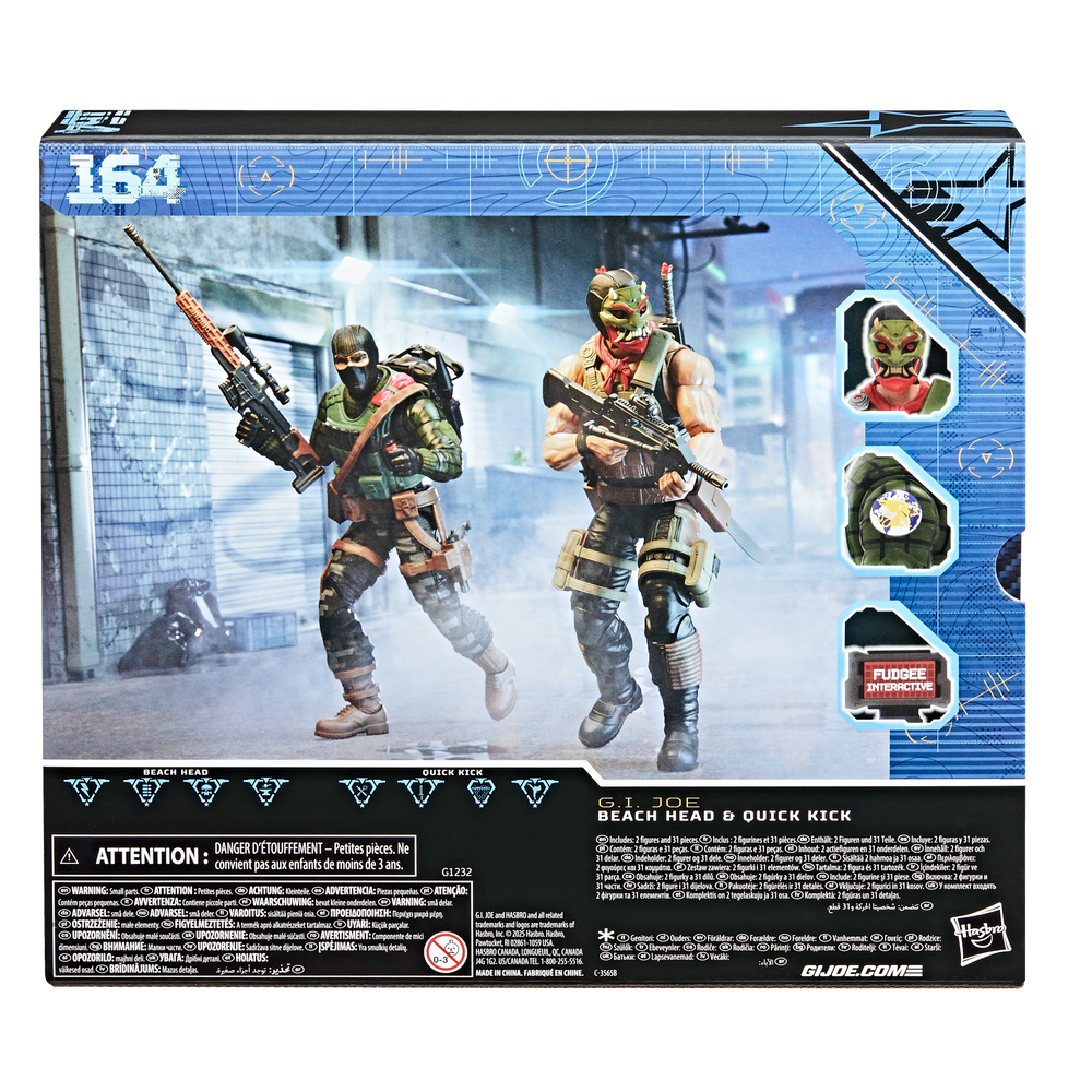 G.I. Joe Classified Series #164, Night Force Beach Head & Quick Kick
