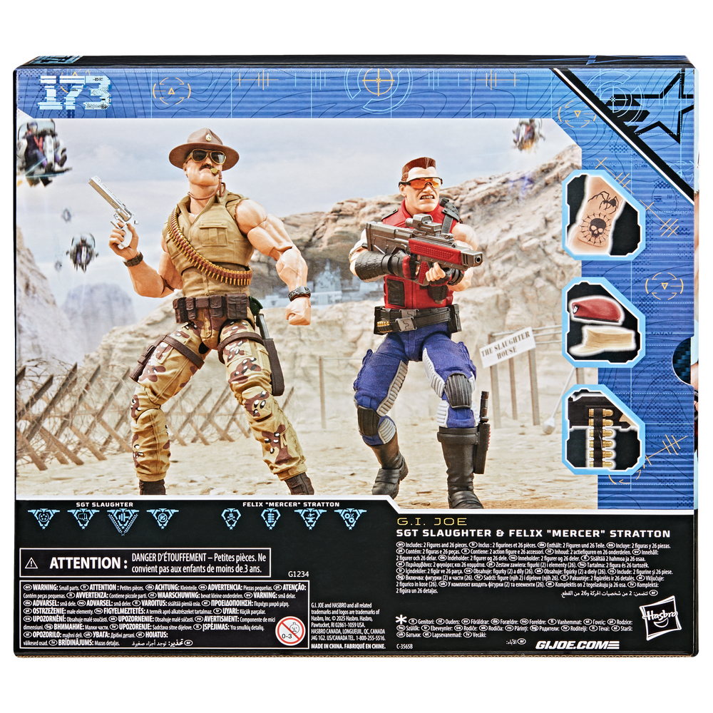 G.I. Joe Classified Series #173, Sgt Slaughter & Felix "Mercer" Stratton