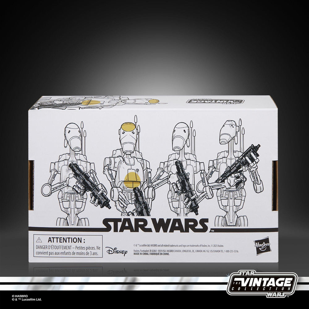 STAR WARS The Vintage Collection Battle Droid 4-Pack