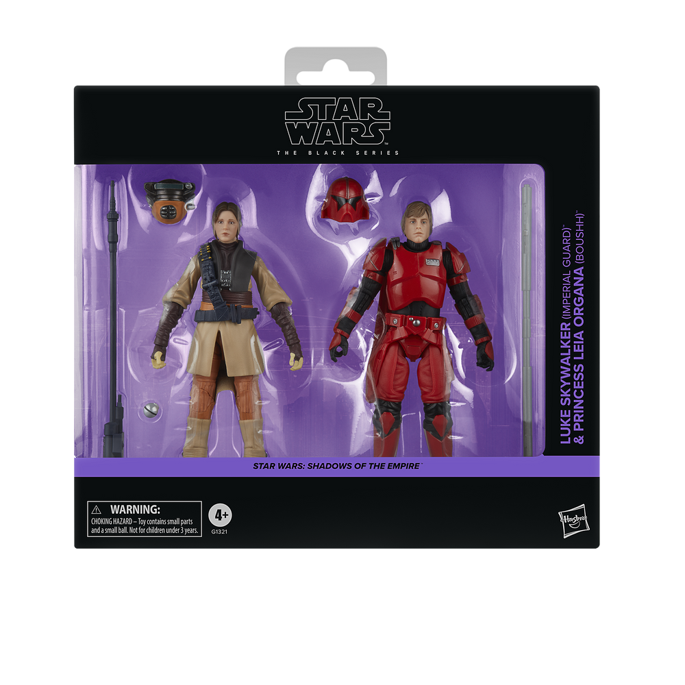 STAR WARS The Black Series Luke Skywalker (Imperial Guard) & Princess Leia Organa (Boushh)