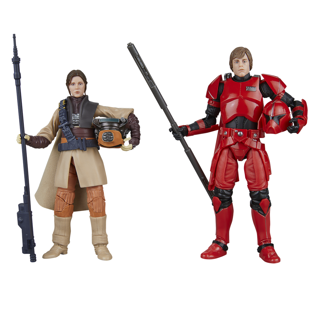 STAR WARS The Black Series Luke Skywalker (Imperial Guard) & Princess Leia Organa (Boushh)