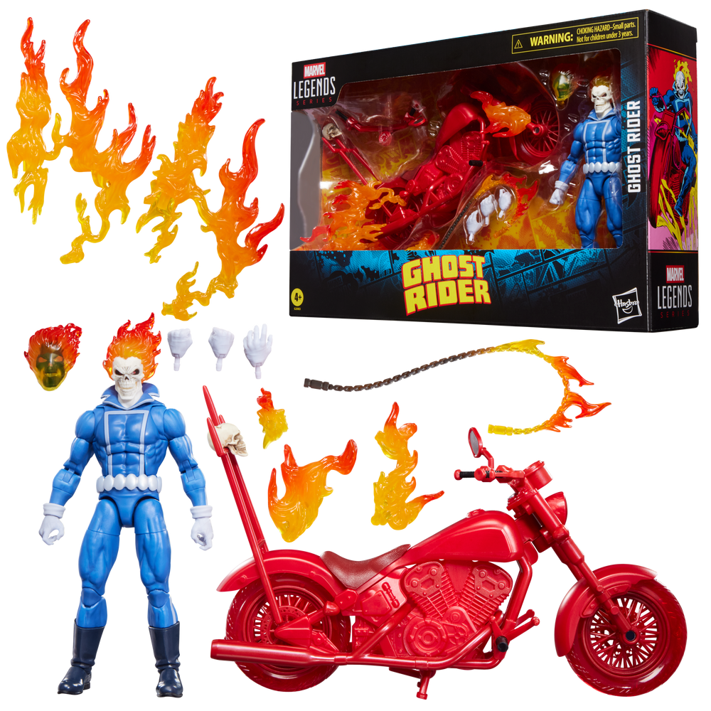 Marvel Legends Series Ghost Rider Johnny Blaze with Motorcycle