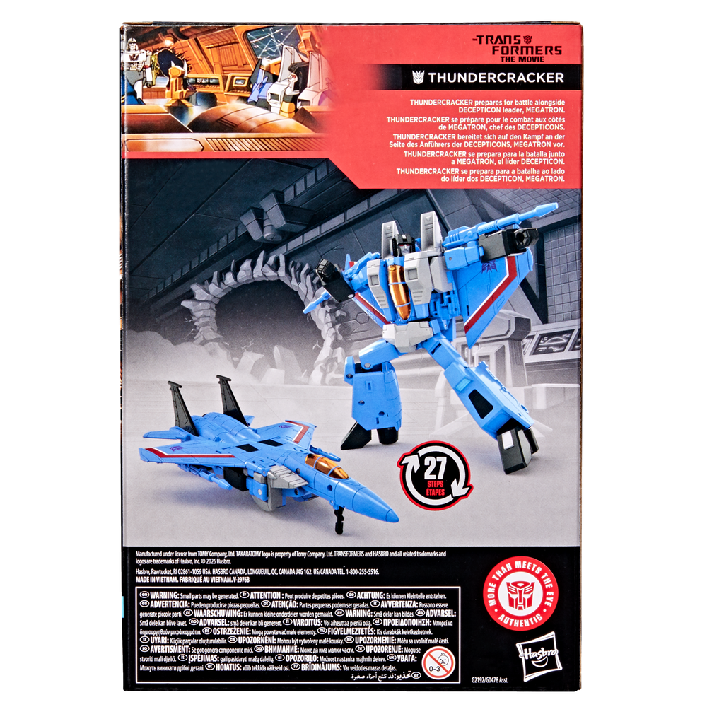 Transformers Studio Series The Transformers: The Movie Voyager Class Thundercracker