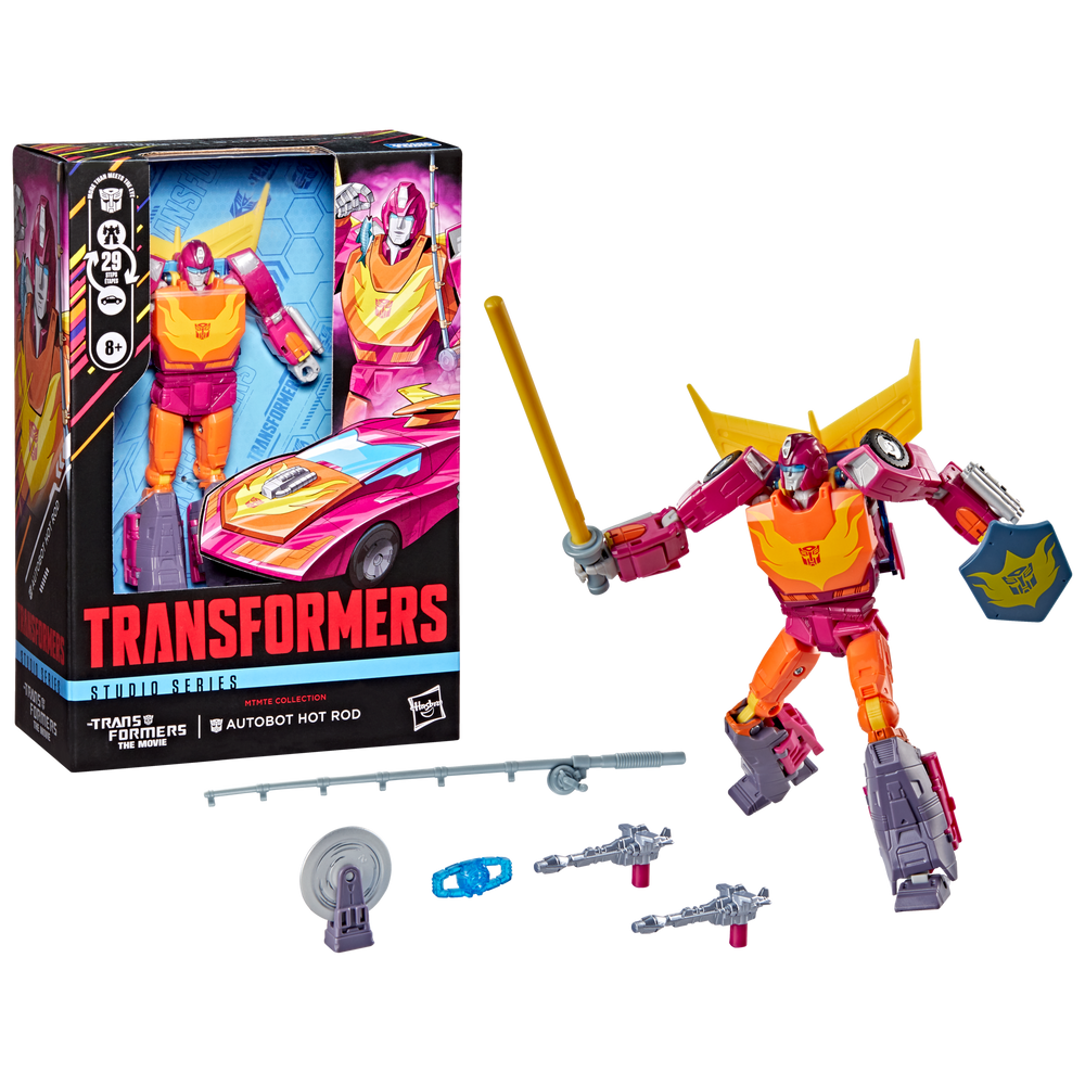 Transformers Studio Series MTMTE Collection The Transformers: The Movie Voyager Class Autobot Hot Rod
