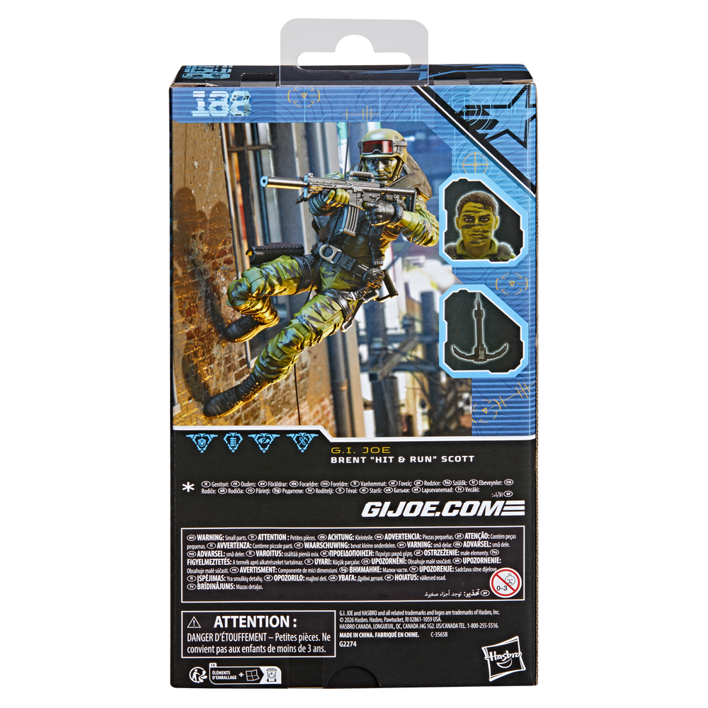 G.I. Joe Classified Series #188, Brent “Hit & Run” Scott