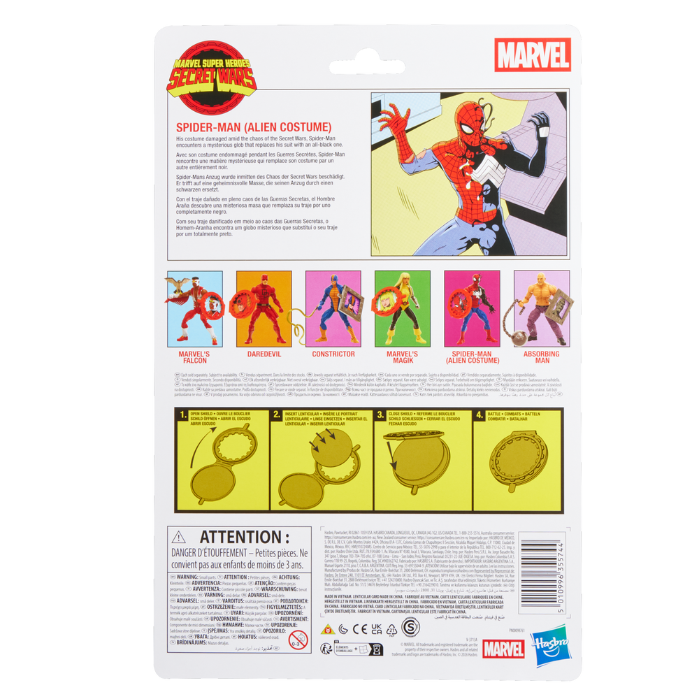 Marvel Legends Series Secret Wars Spider-Man (Alien Costume)