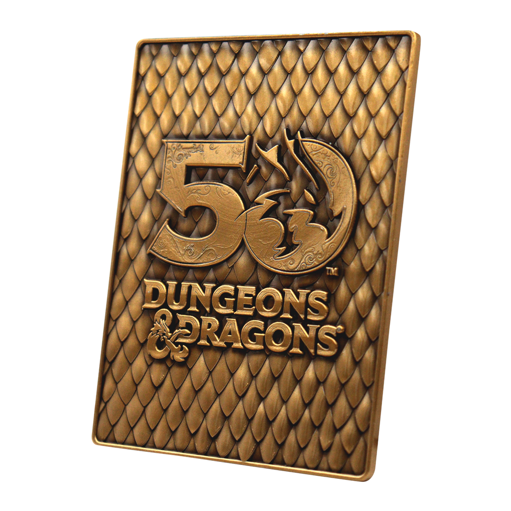 Dungeons & Dragons 50th Anniversary Limited Edition, 1st Edition Book Cover Ingot Set