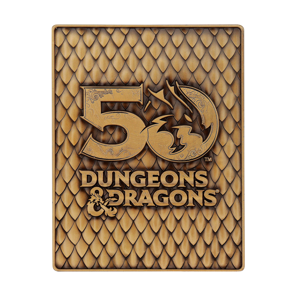 Dungeons & Dragons 50th Anniversary Limited Edition, 1st Edition Book Cover Ingot Set