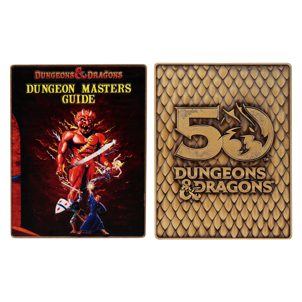 Dungeons & Dragons 50th Anniversary Limited Edition, 1st Edition Book Cover Ingot Set