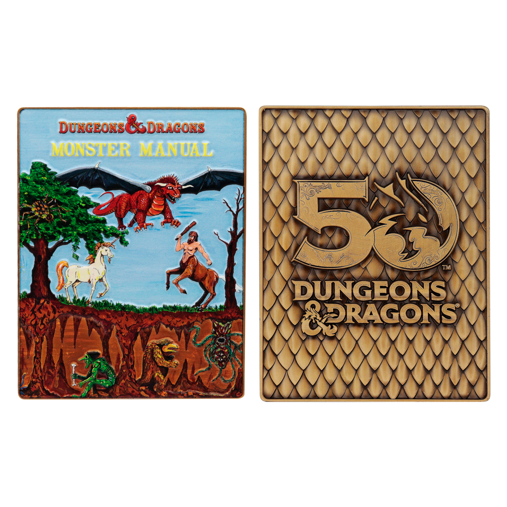 Dungeons & Dragons 50th Anniversary Limited Edition, 1st Edition Book Cover Ingot Set