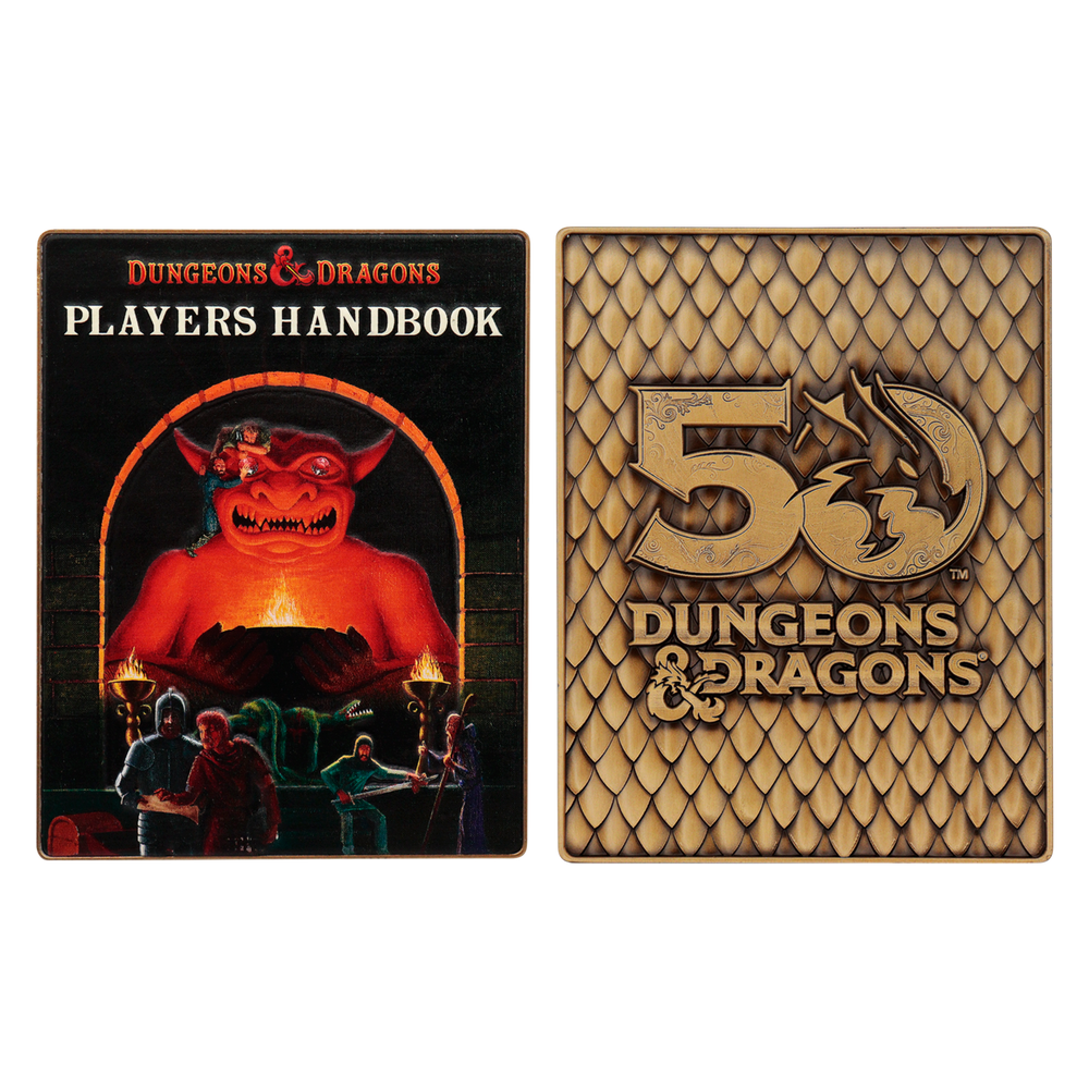 Dungeons & Dragons 50th Anniversary Limited Edition, 1st Edition Book Cover Ingot Set