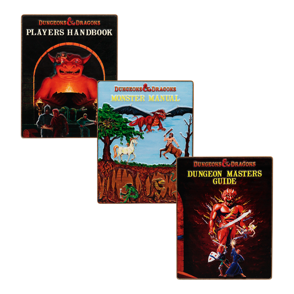 Dungeons & Dragons 50th Anniversary Limited Edition, 1st Edition Book Cover Ingot Set