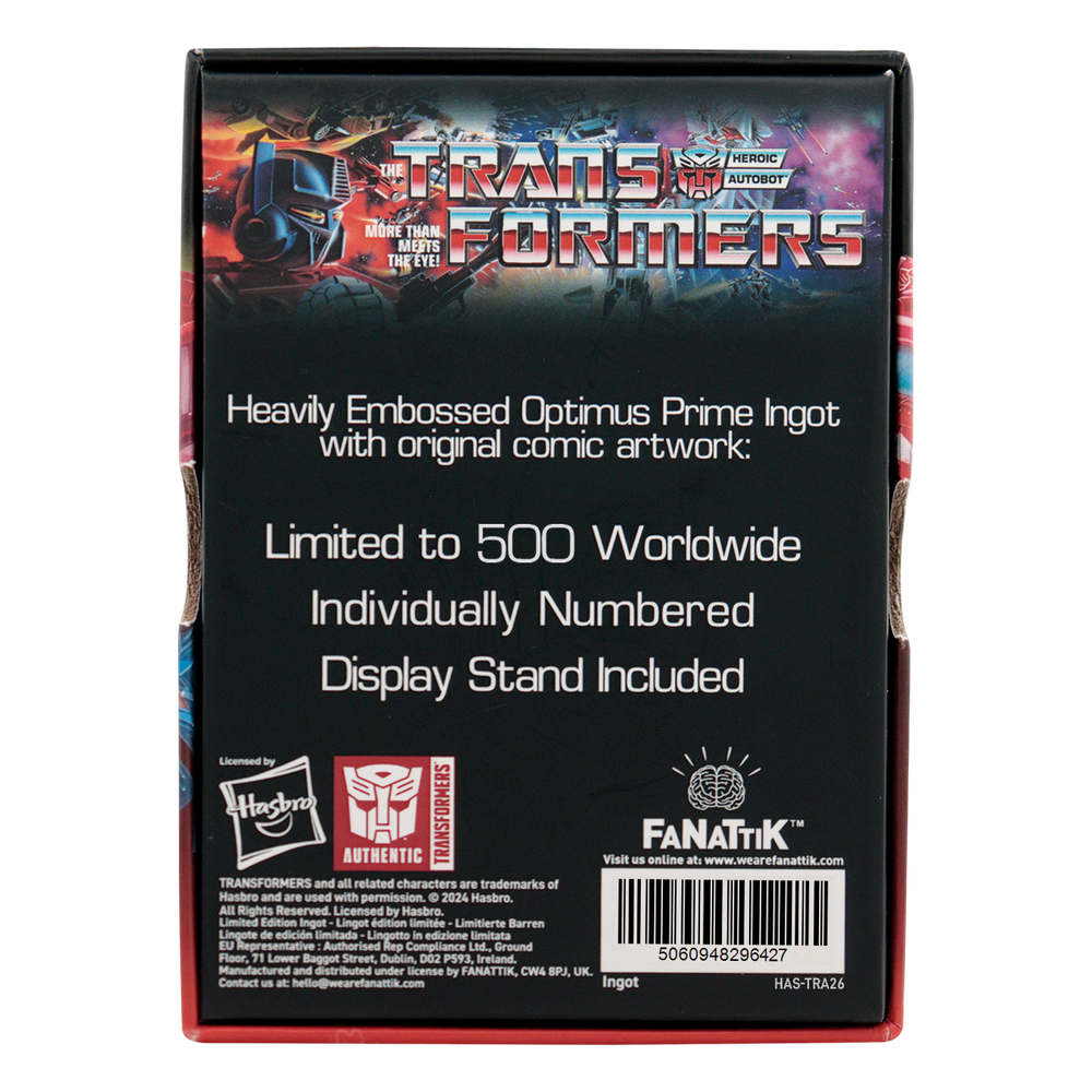 Hasbro Pulse Exclusive Transformers 40th Anniversary Limited Edition Autobots Ingot