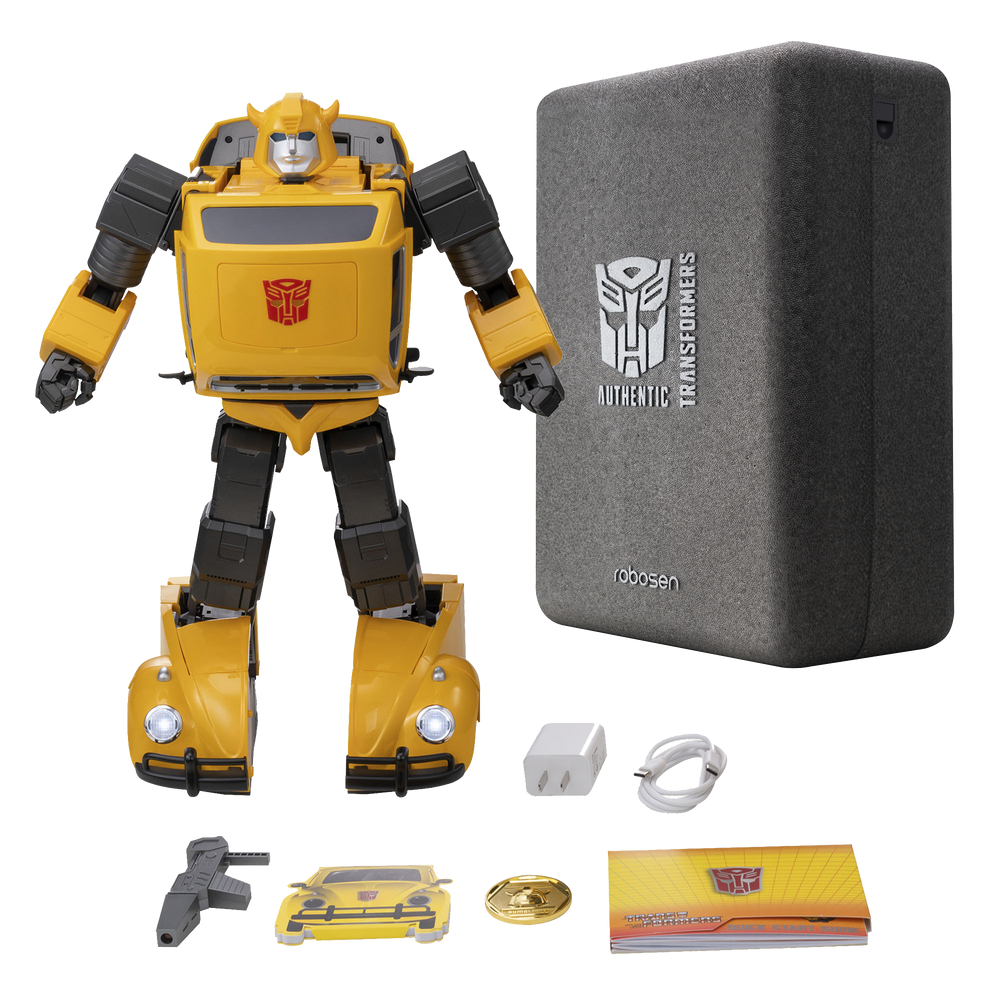 Transformers Bumblebee G1 Flagship Series, Auto-Converting Robot by Robosen