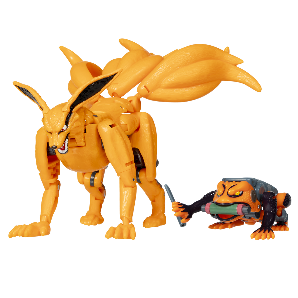 Transformers Collaborative NARUTO SHIPPUDEN x Transformers Kurama and Gamakichi